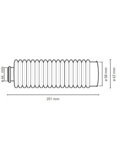 Fuelle Circuit 18 Dientes Negro  2