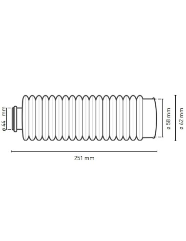 Fuelle Circuit 18 Dientes Negro 