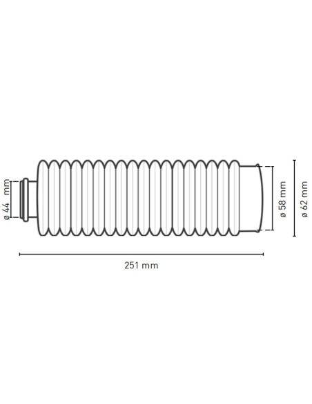 Fuelle Circuit 18 Dientes Negro 