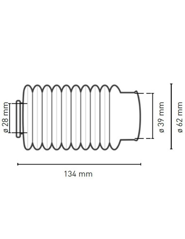 Fuelle Circuit 10 Dientes Negro 