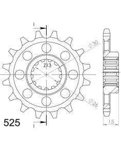 Piñón Supersprox BMW 525 x 16  2