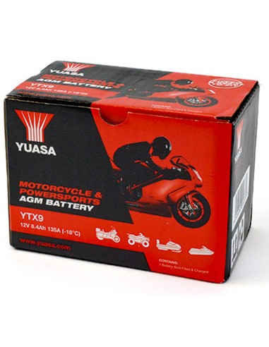 Batería Yuasa YTX9-WC Precargada