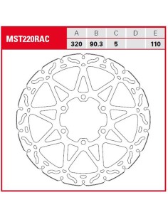 Disco de freno TRW MST 220 RAC 2