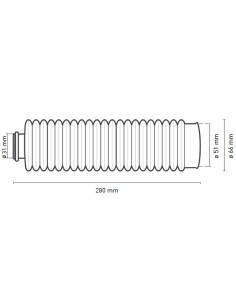 Fuelle Circuit 21 Dientes Negro  2