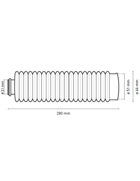 Fuelle Circuit 21 Dientes Negro 