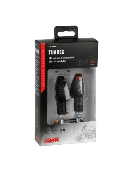 TUAREG, INTERMITENTES CON LED - 12V LED - CARBON 