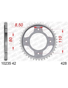 CORONA AFAM ACERO 428X42 - HONDA  2
