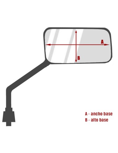 ESPEJO HERT CUSTOM PEQUEÑO DERECHO 