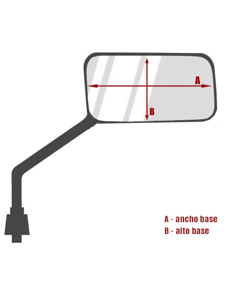 ESPEJO HERT CUSTOM PEQUEÑO DERECHO 
