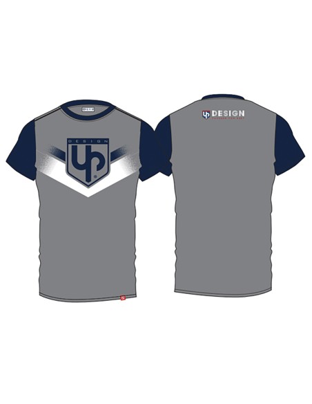 CAMISETA UP DESIGN SPEED GRIS TALLA L 