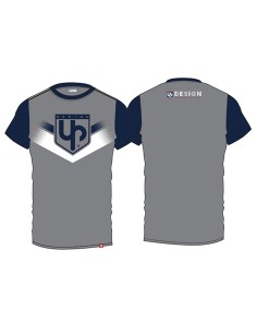 CAMISETA UP DESIGN SPEED GRIS TALLA S  2