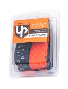 Correa de transporte Up design negra-naranja  2