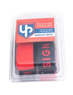 Correa de transporte Up design negra-roja  2