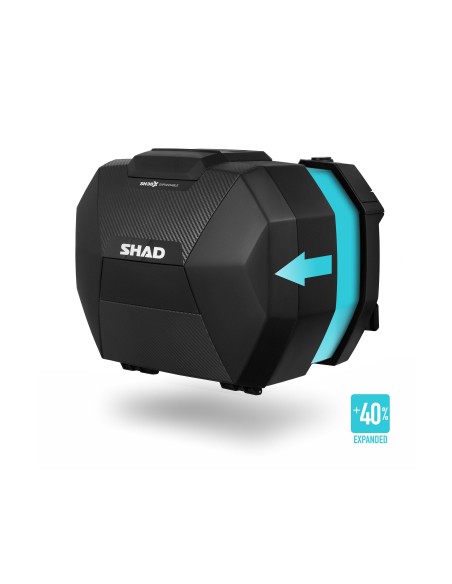 MALETAS LATERALES EXPANDIBLES SH38X CARBONO