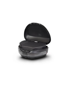 TOP CASE SH48 GRIS OSCURO + TAPA CARBONO + RESPALDO 2
