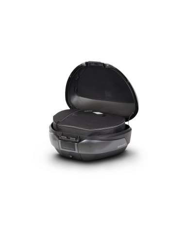 TOP CASE SH48 GRIS OSCURO + TAPA CARBONO + RESPALDO