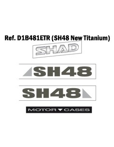 SET ADHESIVOS SH 48 GRIS OSCURO