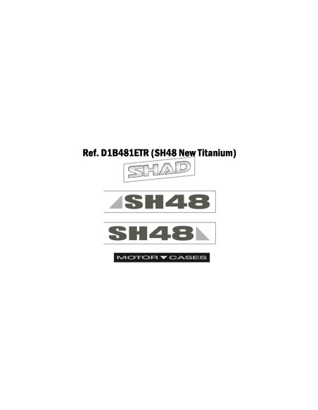 SET ADHESIVOS SH 48 GRIS OSCURO