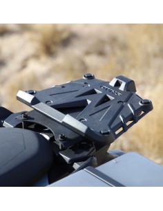 PLATINA NEGRA ALUMINIO + TORNILLOS 2