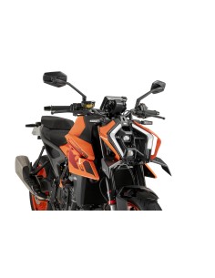 ALERON FRONTAL NAKED KTM 990 DUKE 24' C/NEGRO MATE