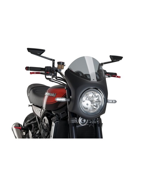 SEMICARENADO NEGRO MATE KAWASAKI Z900RS 18'