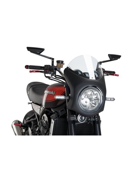 SEMICARENADO NEGRO MATE KAWASAKI Z900RS 18'