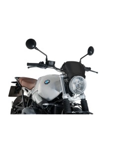 PLACA FRONTAL ALUMINIO PARA BMW R NINE T C/NEGRO