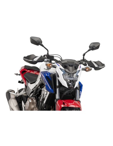 JUEGO PARAMANOS HONDA CB500F 16'-18' C/NEGRO MATE