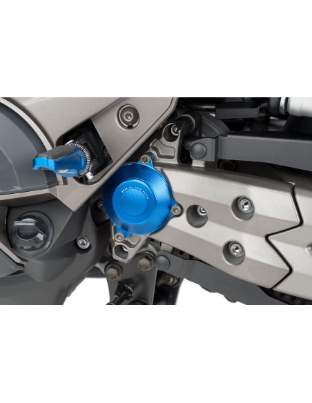 TAPA CARTER PIÑON KYMCO AK550 17' C/AZUL