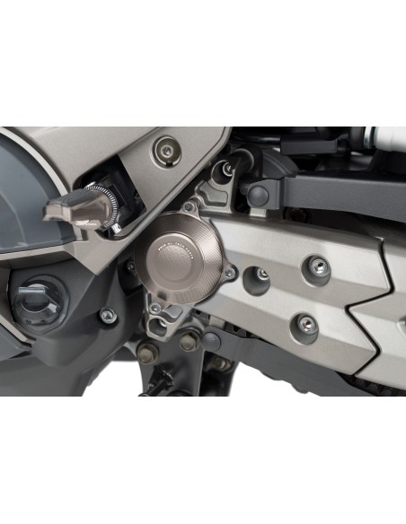 TAPA CARTER PIÑON KYMCO AK550 17' C/AZUL