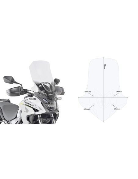 CUPULA P/KITAO HONDA CBX 500 1921