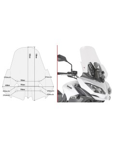 CUPULA P/KITAO KAWASAKI VERSYS 650 17