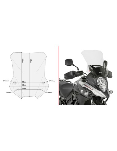 CUPULA P/KITAO SUZUKI DLV STROM 650 17