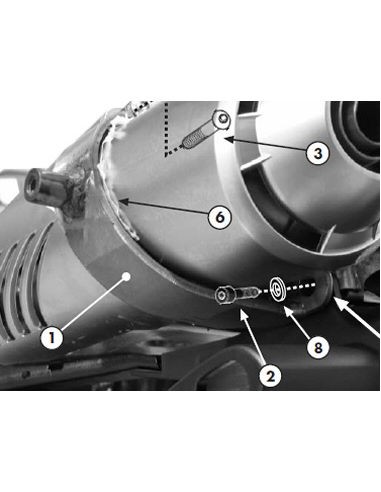 KITA S/MRACK 351FZ YAMAHA FZ6-S2 600 0406-0711