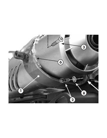 KITA S/MRACK 351FZ YAMAHA FZ6-S2 600 0406-0711