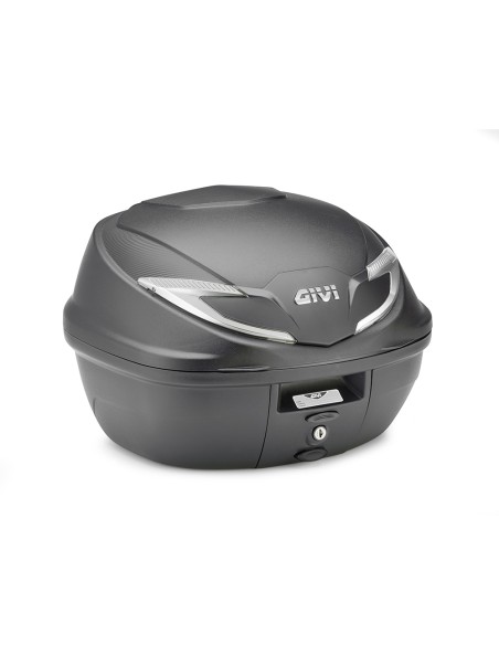 MALETA ML 36 LTS  B360 NEGRO BASE/N C/CATADIOPTRICO AHUMADO