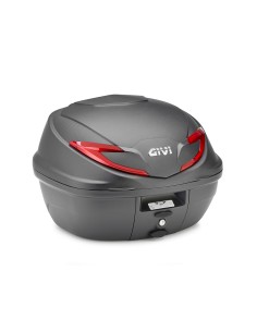 MALETA ML 36 LTS  B360 NEGRO BASE/N C/CATADIOPTRICO ROJO