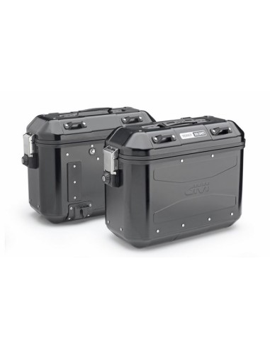 MALETAS LATERALES MK 36L DLM36B/T DOLOMITI ALUMINIO BLACK L