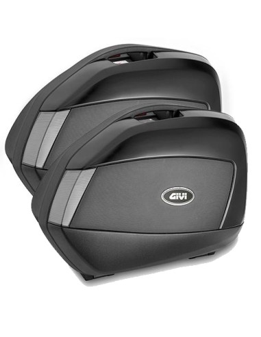 MALETAS LATERALES MKSIDE 34 LTS  V35 C/V NEGRO BASE/N CAT TR