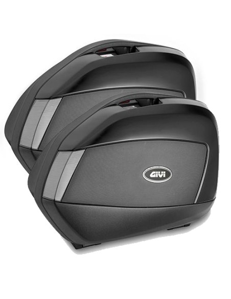 MALETAS LATERALES MKSIDE 34 LTS  V35 C/V NEGRO BASE/N CAT TR