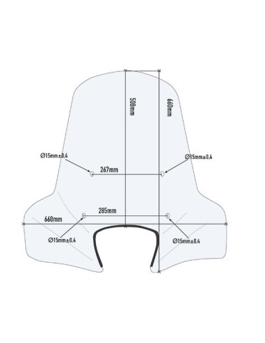 PARABRISAS P/KITA KEEW-PEU-PIA-SYM 50-125-150-200 0208-041