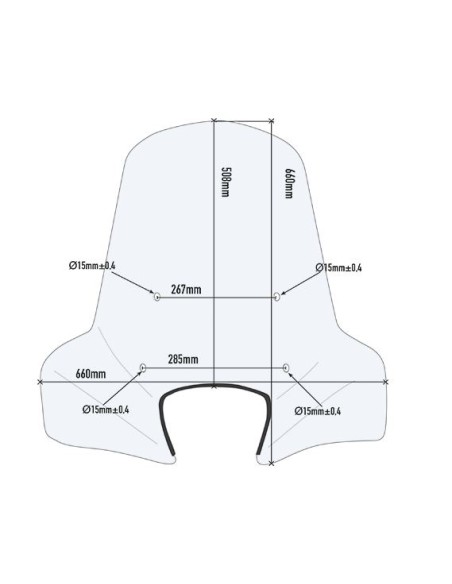 PARABRISAS P/KITA KEEW-PEU-PIA-SYM 50-125-150-200 0208-041
