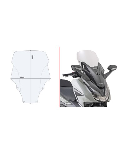 PARABRISAS P/KITAO HONDA FORZA 125-350 2122-2123