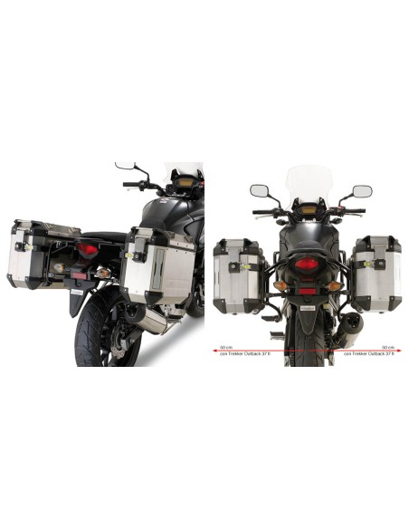 PORTAMALETAS LATERAL CAMSIDE18 HONDA CBX 500 1316