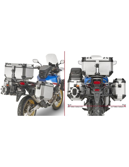 PORTAMALETAS LATERAL CAMSIDE18HONDA CRF1000LAF TW ADV SPO 18