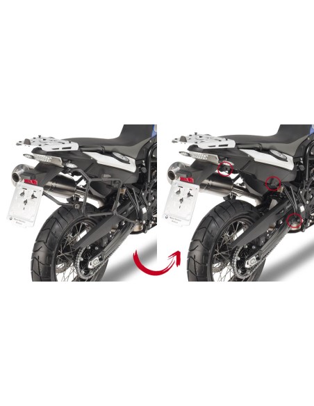 PORTAMALETAS LATERAL F/RAPIDABMW FGS 650-700-800 1213