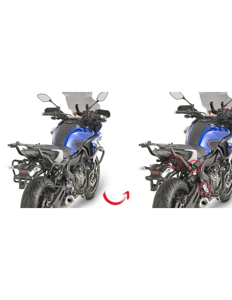 PORTAMALETAS LATERAL F/RAPIDAYAMAHA MT07 TRACER 1619