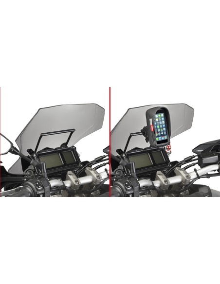 SOPORTE BARRA PDISPOSITIVOS F/DETRAS PCA YAMAHA MT09 TRACER 