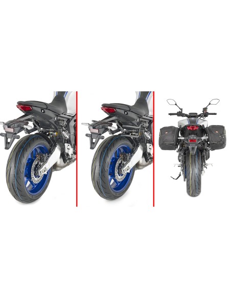 SOPORTE ALFORJAS F/RAPIDA YAMAHA MT09/MT09-SP 2021