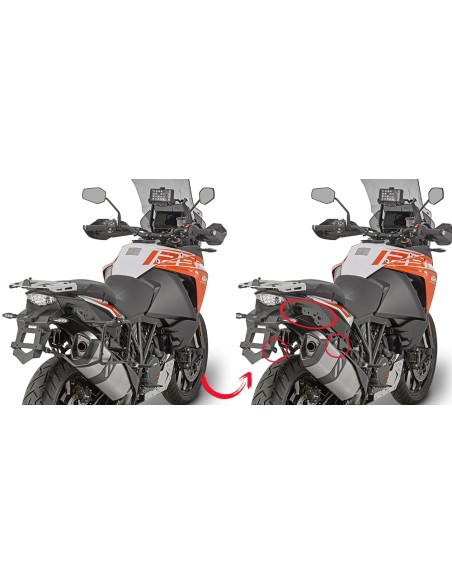 PORTAMALETAS F/RAPIDA KTM SUP ADV/ADV 1050 1190 1290 17